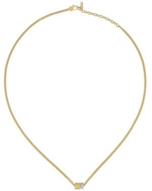 Ivi Collar Octagon Mini Con Charm Double - Neutro