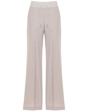 Panicale Drawstring Wide-Leg Pants - White