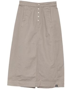 SPORT b. by agnès b. Side-Slash Twill Skirt - Grey