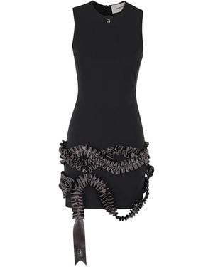 Coperni Ribbon Mini Dress - Black