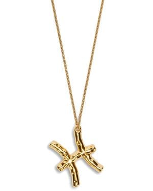 Jil Sander Zodiac-Sign Pendant Necklace - Metallic