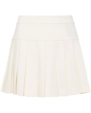 Palm Angels Minigonna Con Fiocco - Bianco