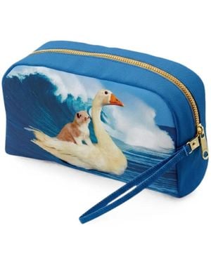 Seletti Trousse De Toilette Toiletpaper Surf Buddies - Bleu
