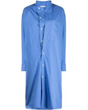 Lemaire Organic-Cotton Poplin Shirtdress - Blue
