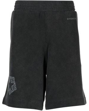 Givenchy 4G Star-Print Track Shorts - Black