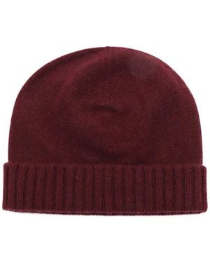 Malo Ribbed-Knit Beanie - Red
