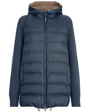 Brunello Cucinelli Nylon Short Down Jacket - Blue