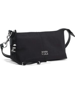 Bimba Y Lola Small Nylon Crossbody Bag - Black