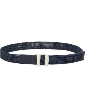 Ferragamo Gancini Buckle Belt - Blue