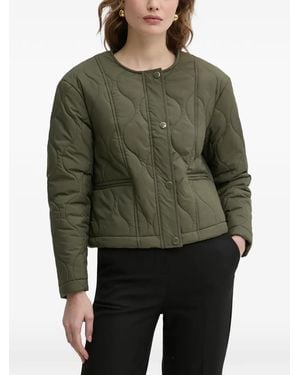 Morgan Gesteppte Jacke - Grün