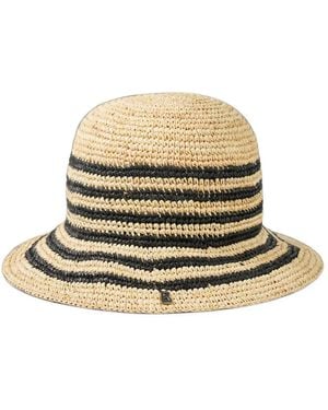 Bogner Momo Striped-Raffia Hat - Natural