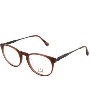 dunhill Round-Frame Glasses - White