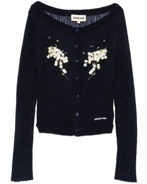 ShuShu/Tong Cardigan Mit Perlen - Blau