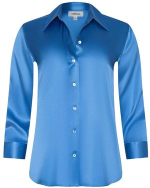 L'Agence Blusa Dani De Manga Larga - Azul