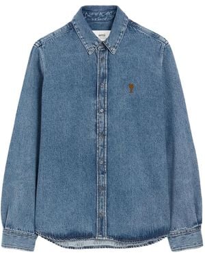 Ami Paris Shirt Adc - Blue