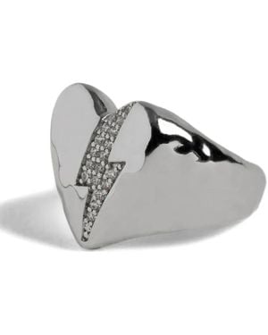 Zadig & Voltaire Heartbreaker Flash Ring - White