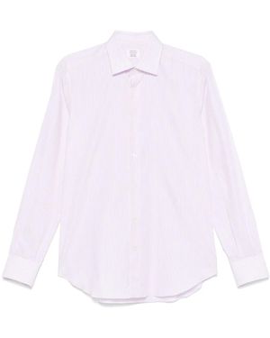 Mazzarelli Striped Shirt - White