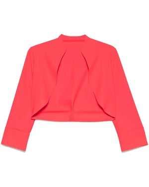 La Petite Robe Di Chiara Boni Mativel Jacket - Red