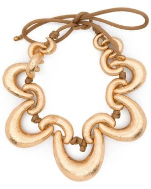 Cult Gaia Taylor Link Choker - Metallic