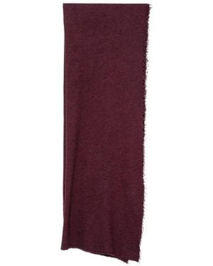 Faliero Sarti Frayed-Edge Scarf - Purple