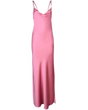 Blanca Vita Robe Longue À Col V - Pink