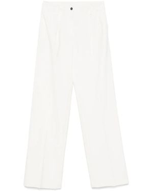 N°21 Pantaloni Plissé - Bianco