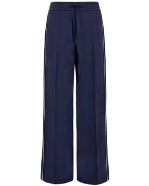 P.A.R.O.S.H. Piped-Trim Trousers - Blue