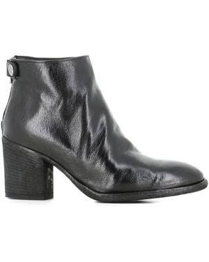 Officine Creative Zip-Fastening Block-Heel Boots - Black