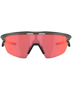 Oakley Sphaera Shield-Frame Sunglasses - Pink