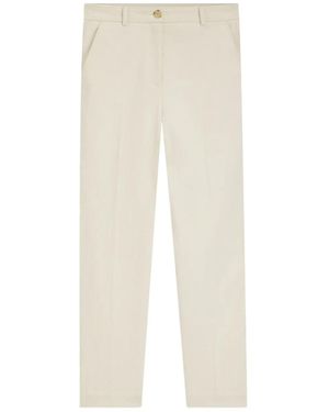 BOSS Ribbed Trousers - White