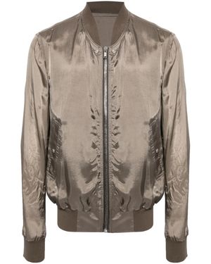 Rick Owens Classic Flight Bomber Jacket - Grey