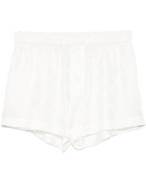 Kiki de Montparnasse Handcuff Jacquard Boxer Shorts - White