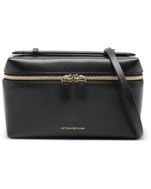 Victoria Beckham The Vanity Leather Mini Clutch Bag - Black