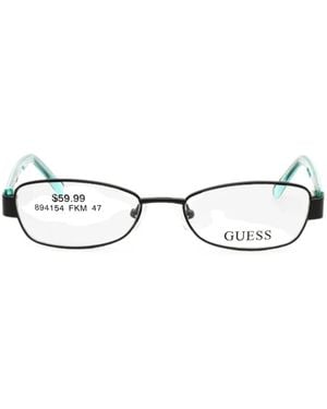 Guess Lunettes De Vue À Monture Rectangulaire - Blanc