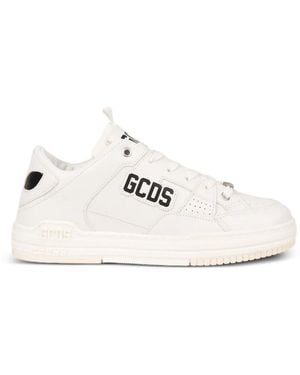 Gcds Logo-Appliqué Trainers - White