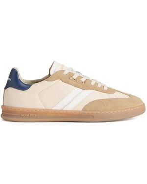 Woolrich Doubleu Sneakers Mit Wildlederdetail - Natur