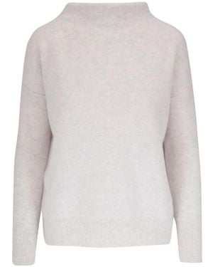 Vince Long-Sleeves Cashmere Jumper - Bianco
