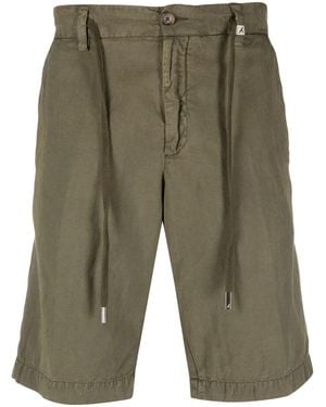 Myths Knee-length Lyocell Track Shorts - Green
