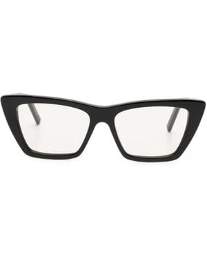 Saint Laurent Mica Cat-Eye Sunglasses - Black