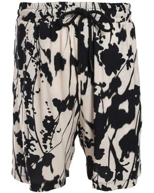 Gaelle Paris Floral-Print Bermuda Shorts - White