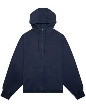 Maison Margiela Zip-Up Hoodie - Blue