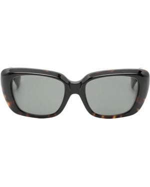 Saint Laurent Rectangle Frame Sunglasses - Grey