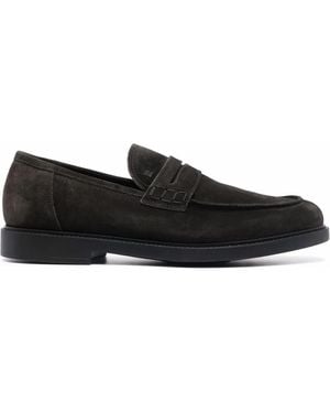 Fratelli Rossetti アーモンドトゥ ローファー - グレー