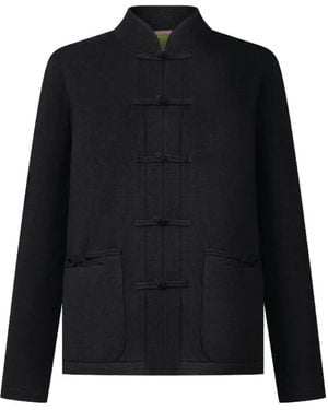 Shanghai Tang Knotted Tang Cardigan - Black