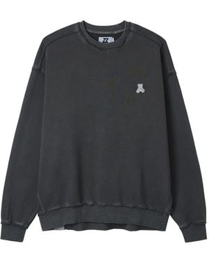 Izzue Crew-Neck Sweatshirt - Black