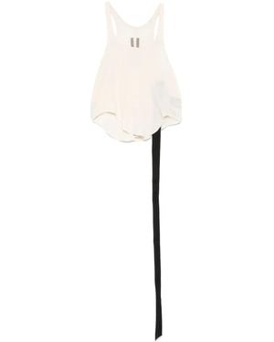Rick Owens クロップド タンクトップ - ホワイト