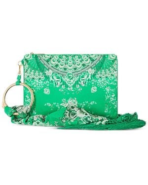 CAMILLA Pochette À Anneau Et Foulard - Green