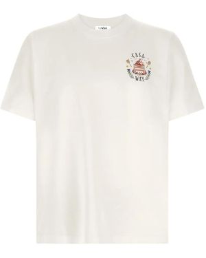 CASABLANCA Casa Way Graphic-Print T-Shirt - White
