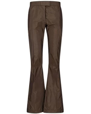 Miu Miu Pantalones De Tejido Técnico - Marrón