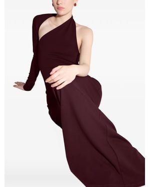 MARCELLA Manhattan One-Shoulder Gown - Red